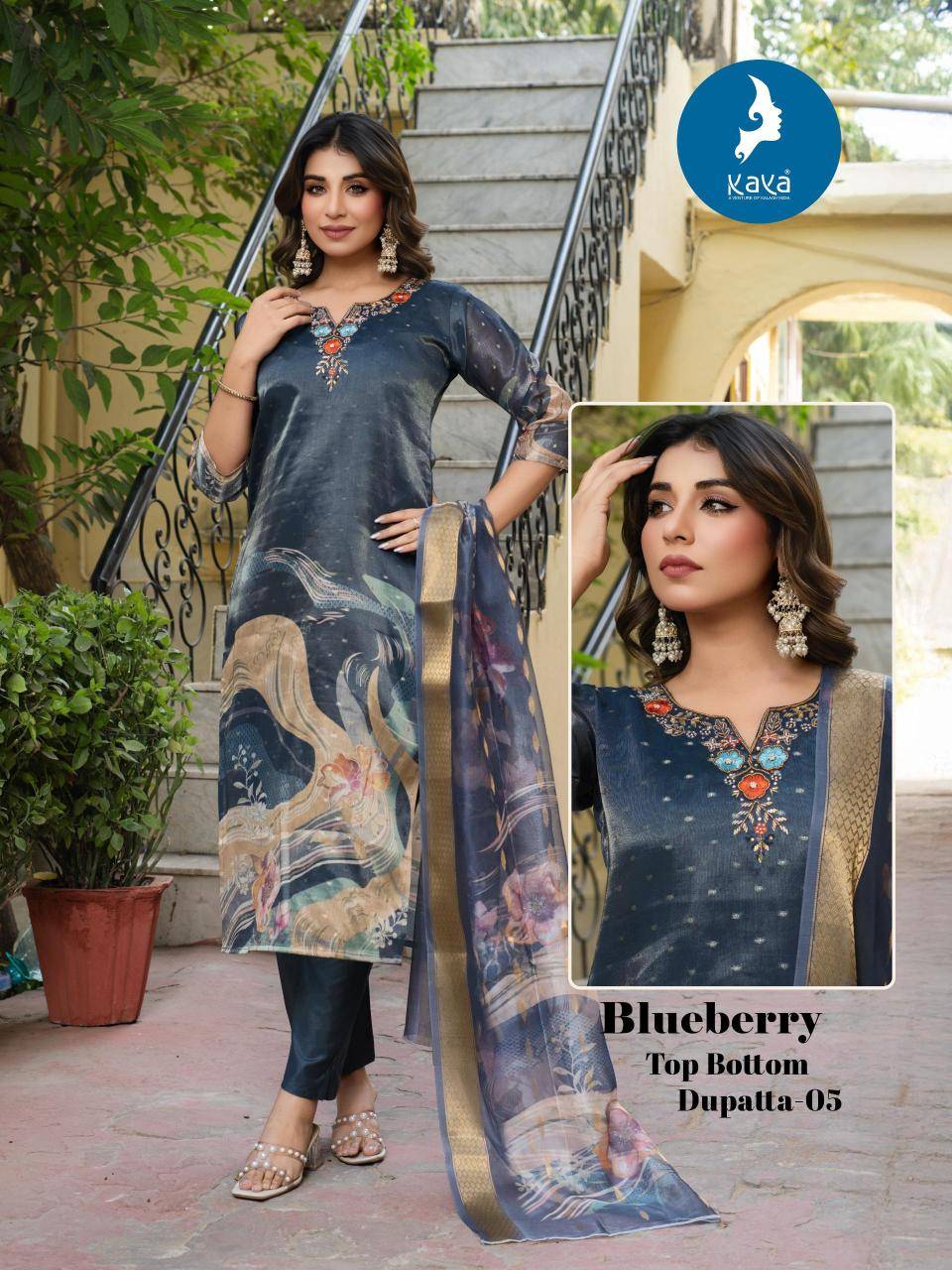 Kaya blueberry  Kurti wholesale market